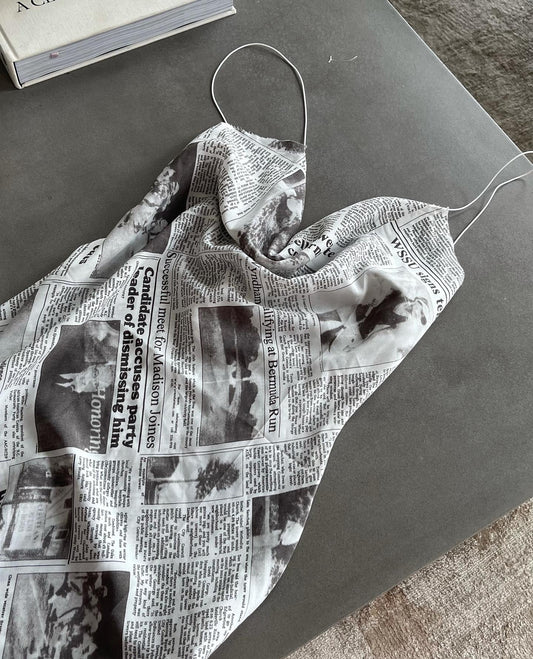 NEWS PAPER DRESS